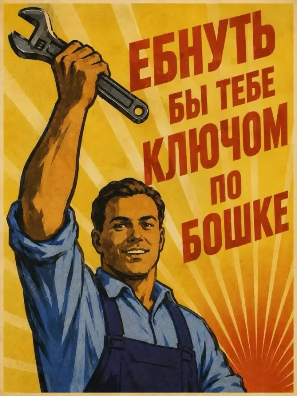 Советские плакаты — строгие лозунги и смех